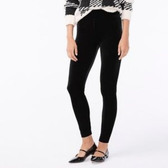 J CREW VELVET LEGGINS NEW WITH TAGS!!! - Picture 1 of 3